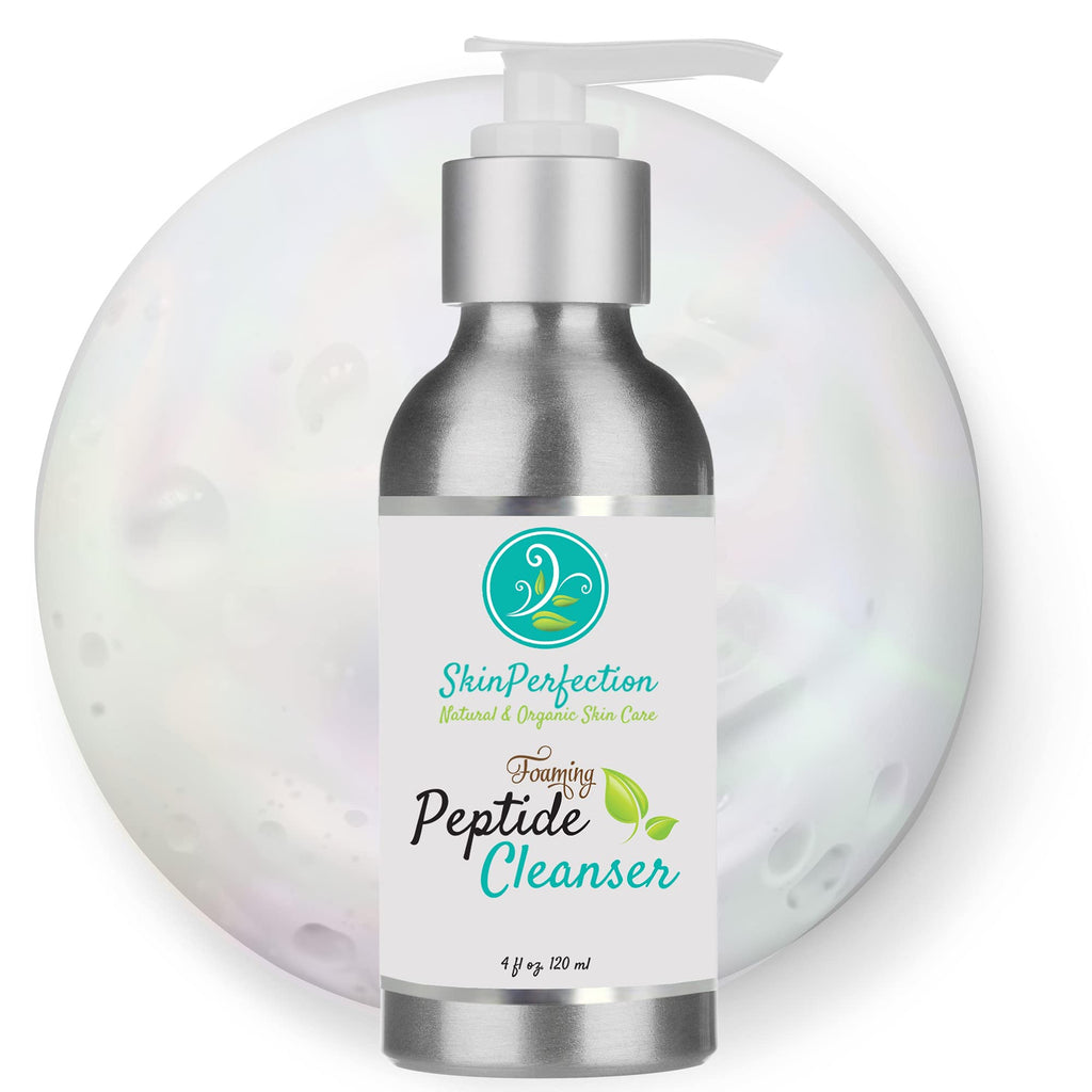 Skin Perfection Foaming Peptide Cleanser – EWG Verified, Amaranth & Botanicals, 4 oz