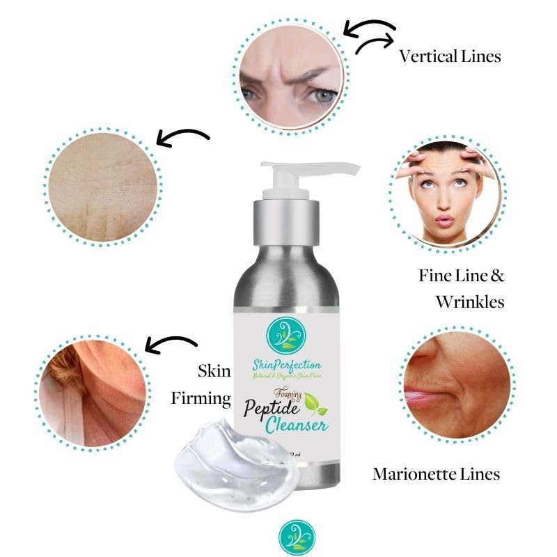 Skin Perfection Foaming Peptide Cleanser – EWG Verified, Amaranth & Botanicals, 4 oz