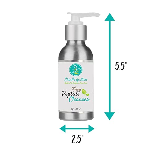 Skin Perfection Foaming Peptide Cleanser – EWG Verified, Amaranth & Botanicals, 4 oz
