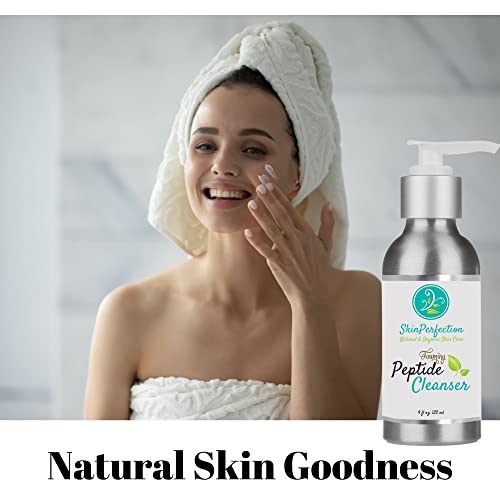 Skin Perfection Foaming Peptide Cleanser – EWG Verified, Amaranth & Botanicals, 4 oz