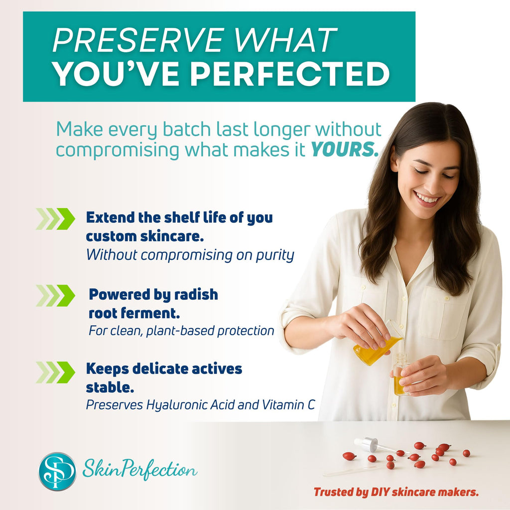Skin Perfection Leucidal Liquid – Natural Radish Root Preservative for DIY Skincare (16oz)