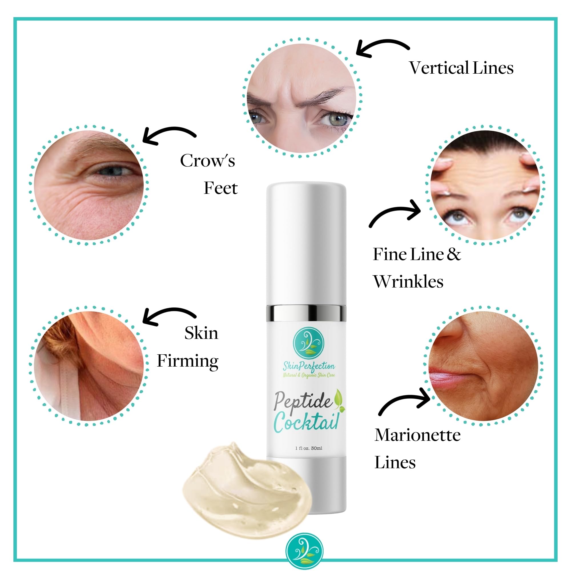 Skin Perfection Face Serum: 99% Peptides, Matrixyl 3000 & Syn-Coll