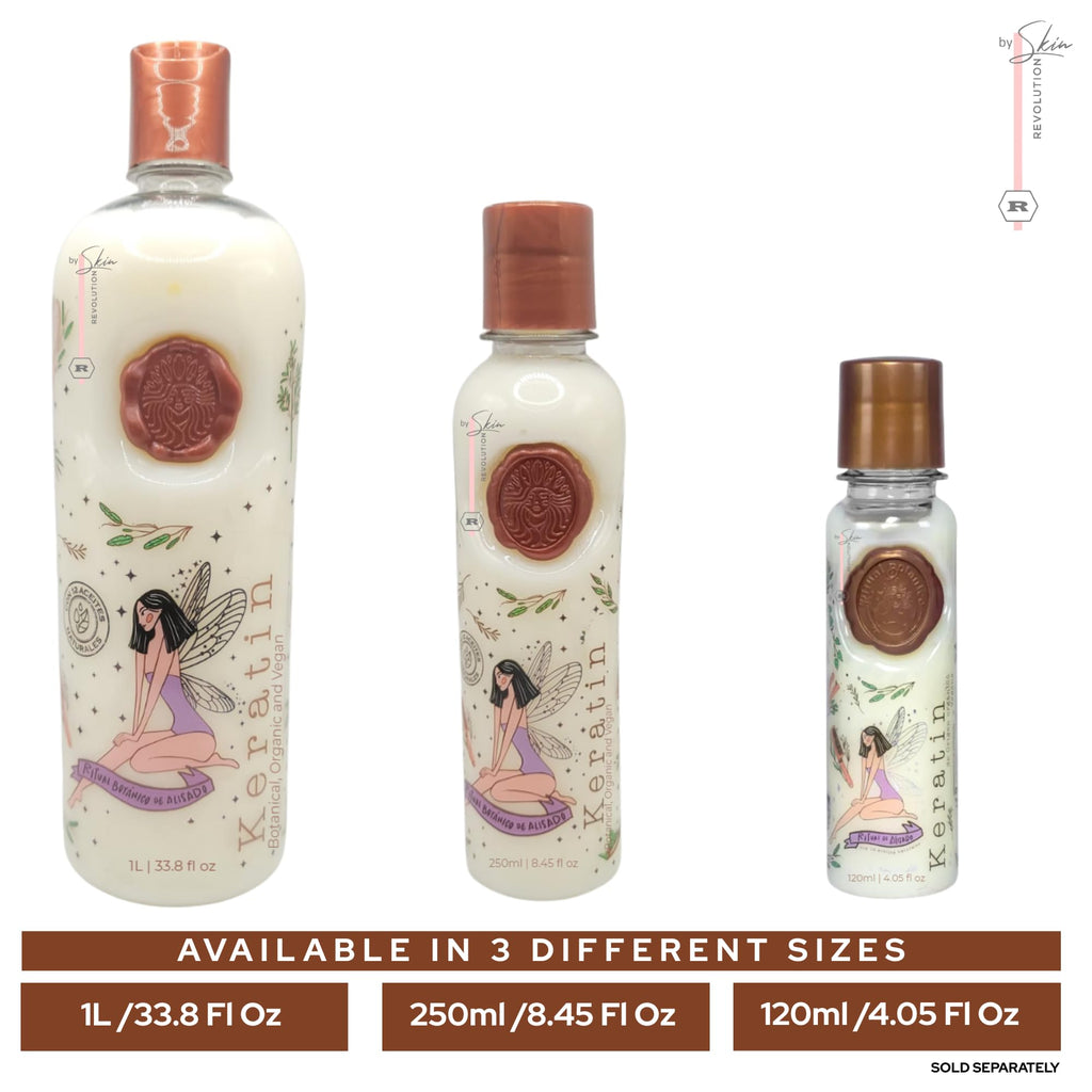 Skin Revolution Ritual Botánico Organic Keratin – Natural, Vegan Hair Straightening (250ml) | Colombia