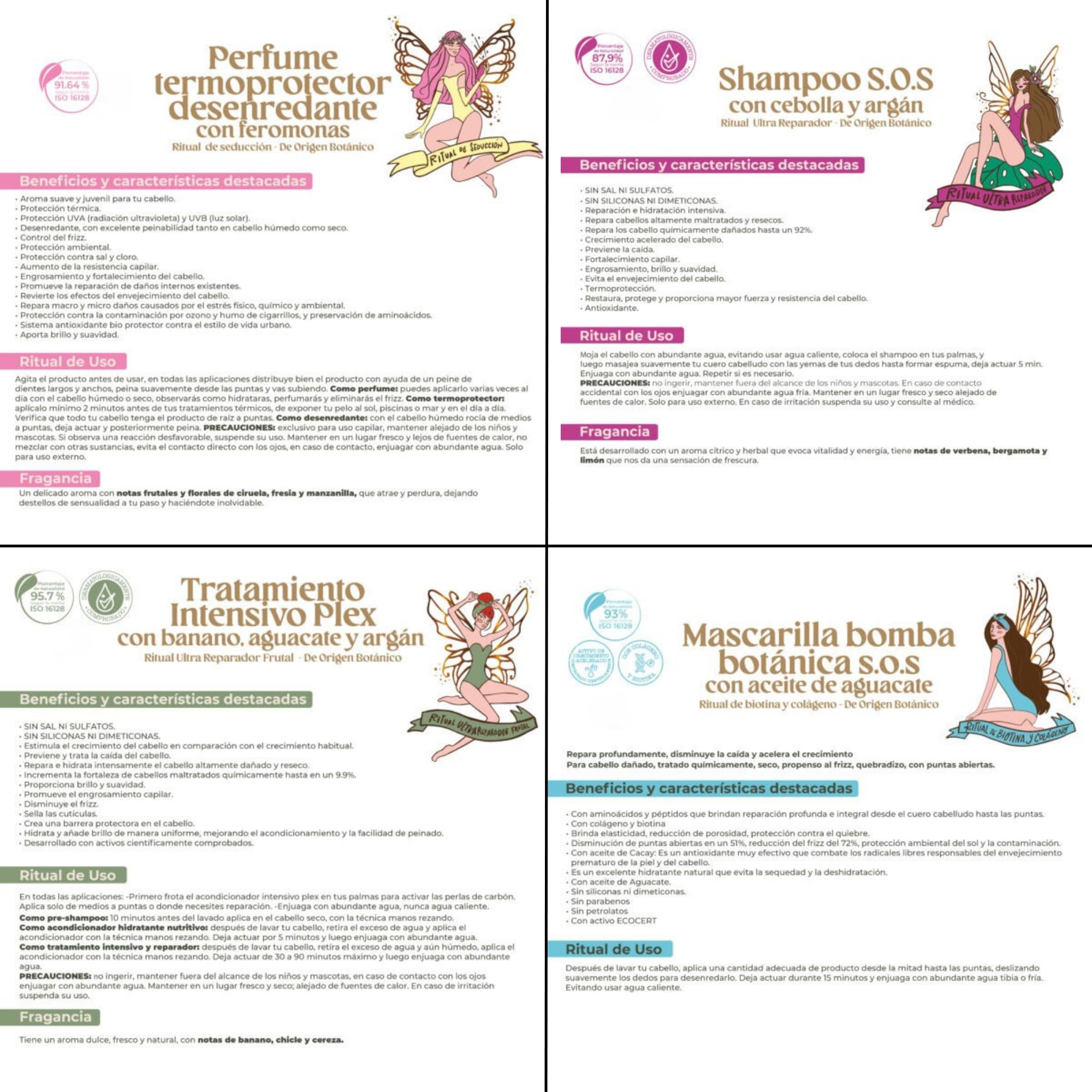 Ritual Botanico Organic Keratin Kit — Straighten, Repair & Relax Hair | Vegan, Formaldehyde-Free, Colombia