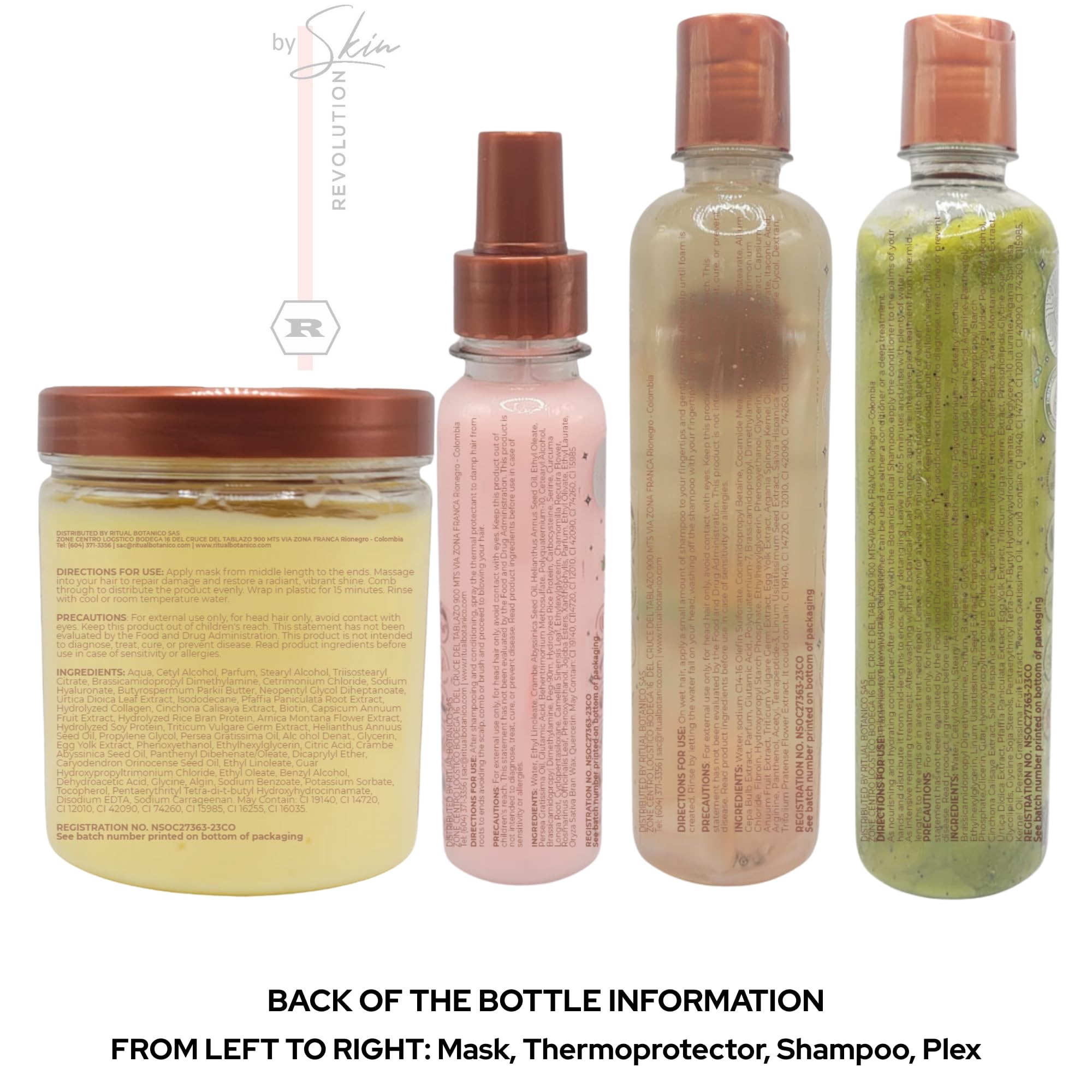 Ritual Botanico Organic Keratin Kit — Straighten, Repair & Relax Hair | Vegan, Formaldehyde-Free, Colombia