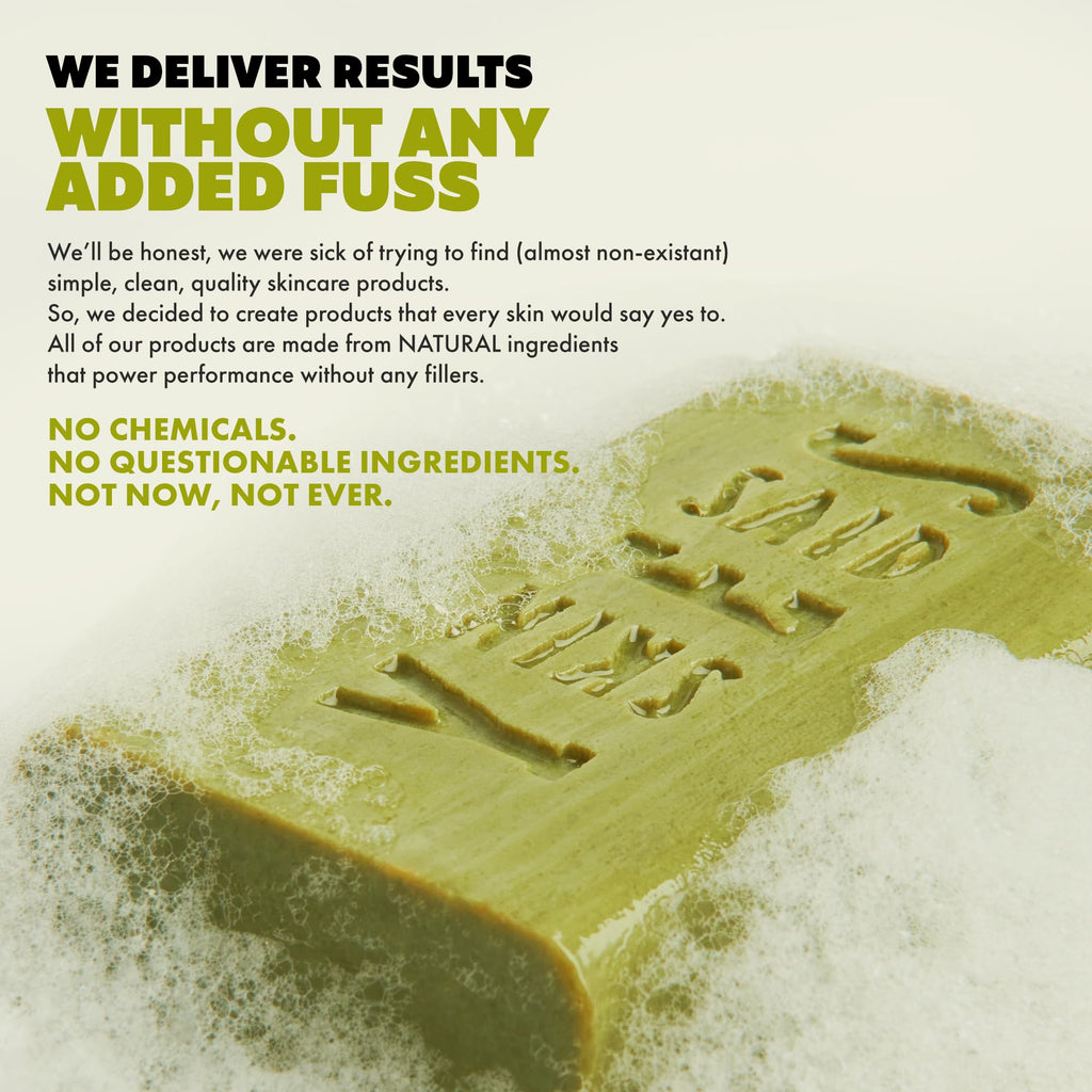 Skin Said Yes Olive Oil Soap Bars – Set of 8 – Organic, Moisturizing & Gentle for Sensitive Skin