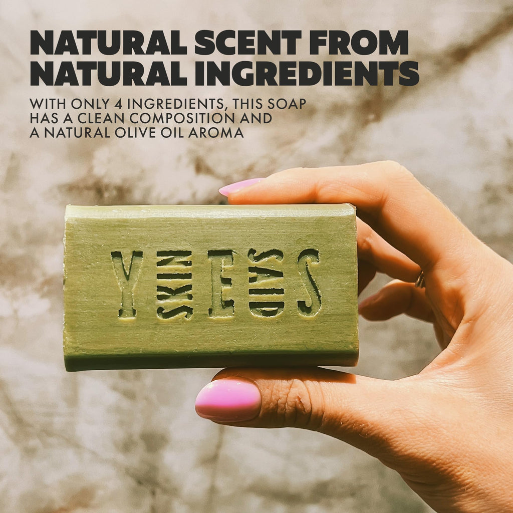 Skin Said Yes Olive Oil Soap Bars – Set of 8 – Organic, Moisturizing & Gentle for Sensitive Skin