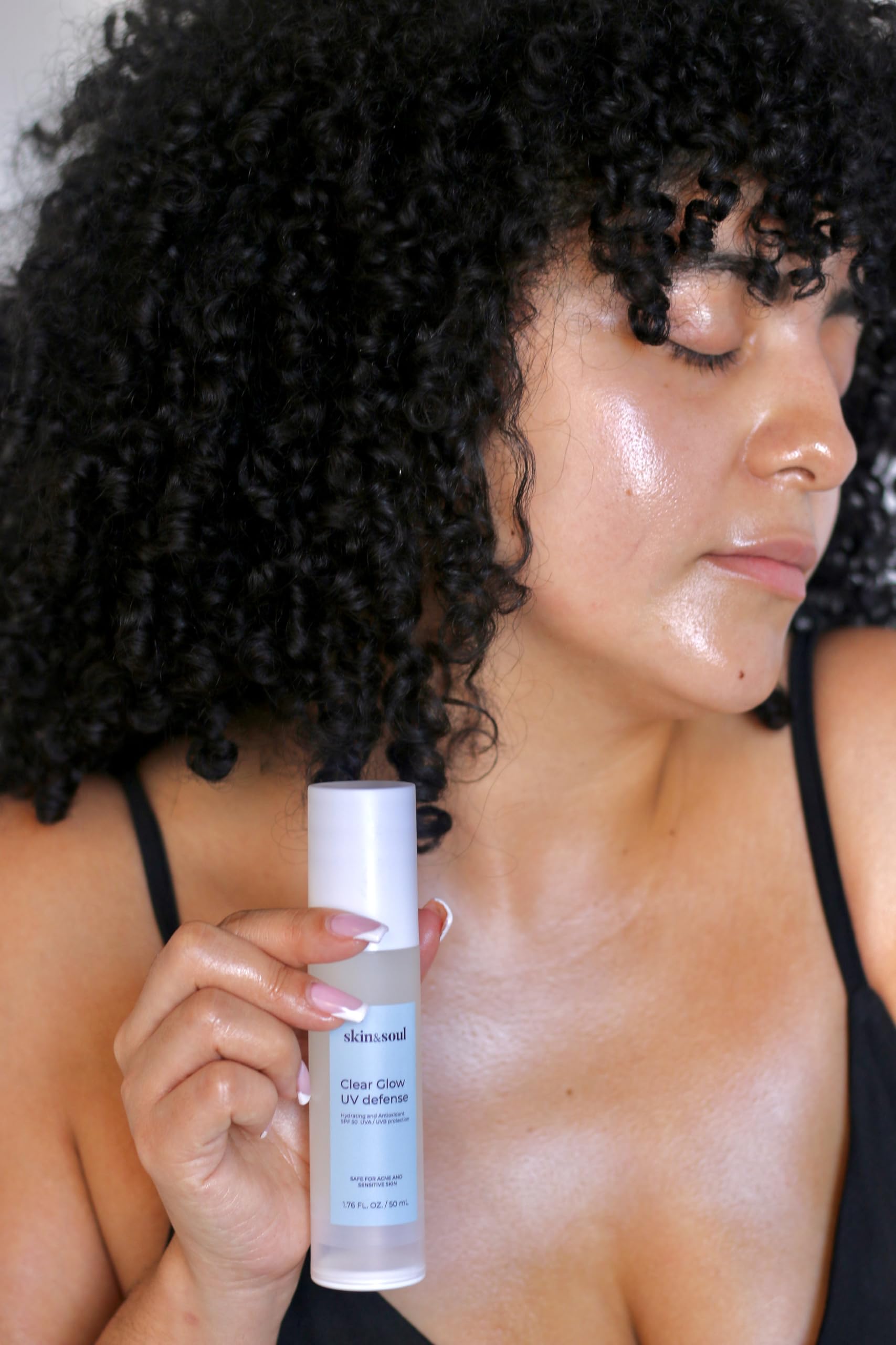 Skin & Soul Clear Glow SPF 50 – Lightweight Hydrating Sunscreen with Vitamin C