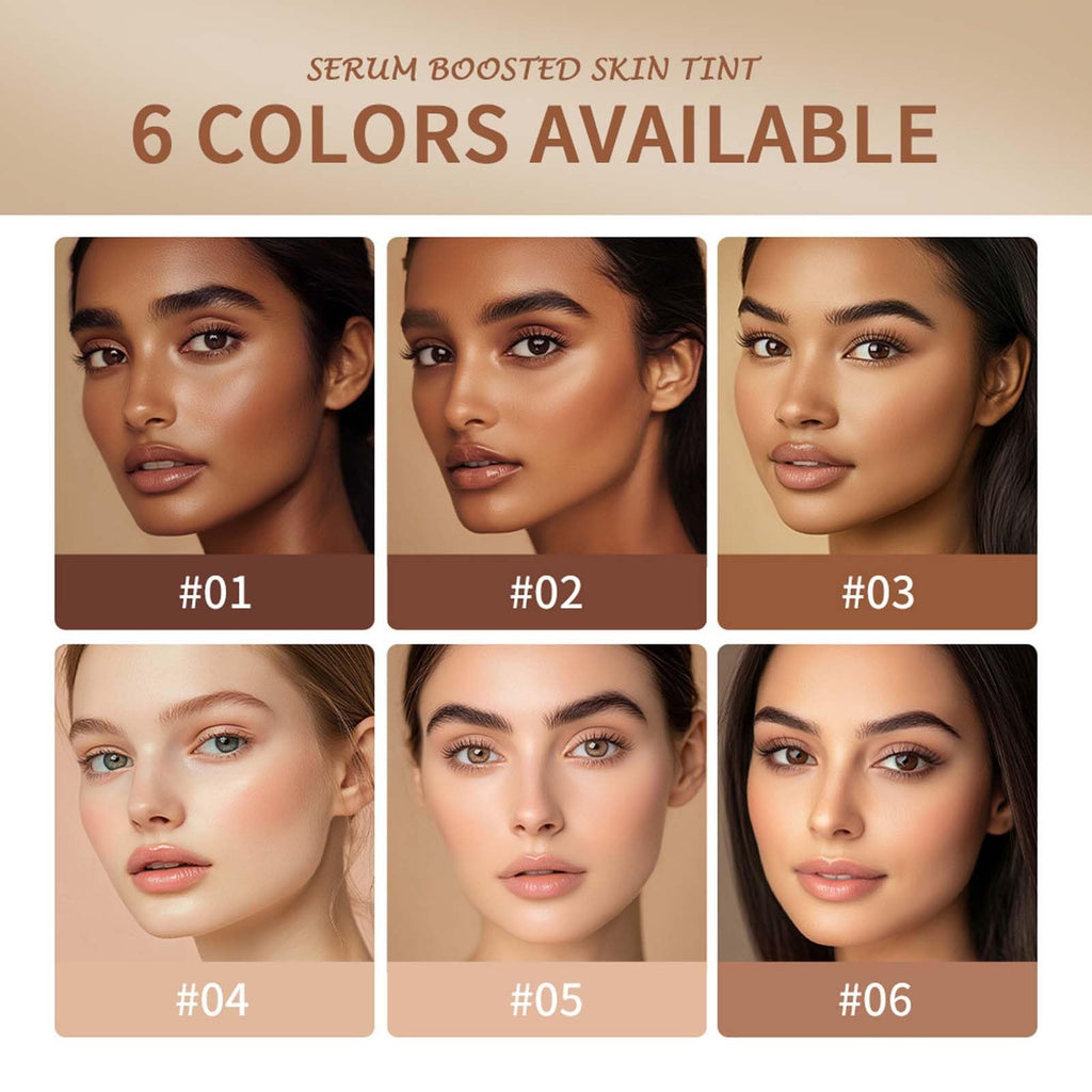 Skin Tint & Contour Stick – Hydrating Serum-Infused Tint with Buildable Coverage
