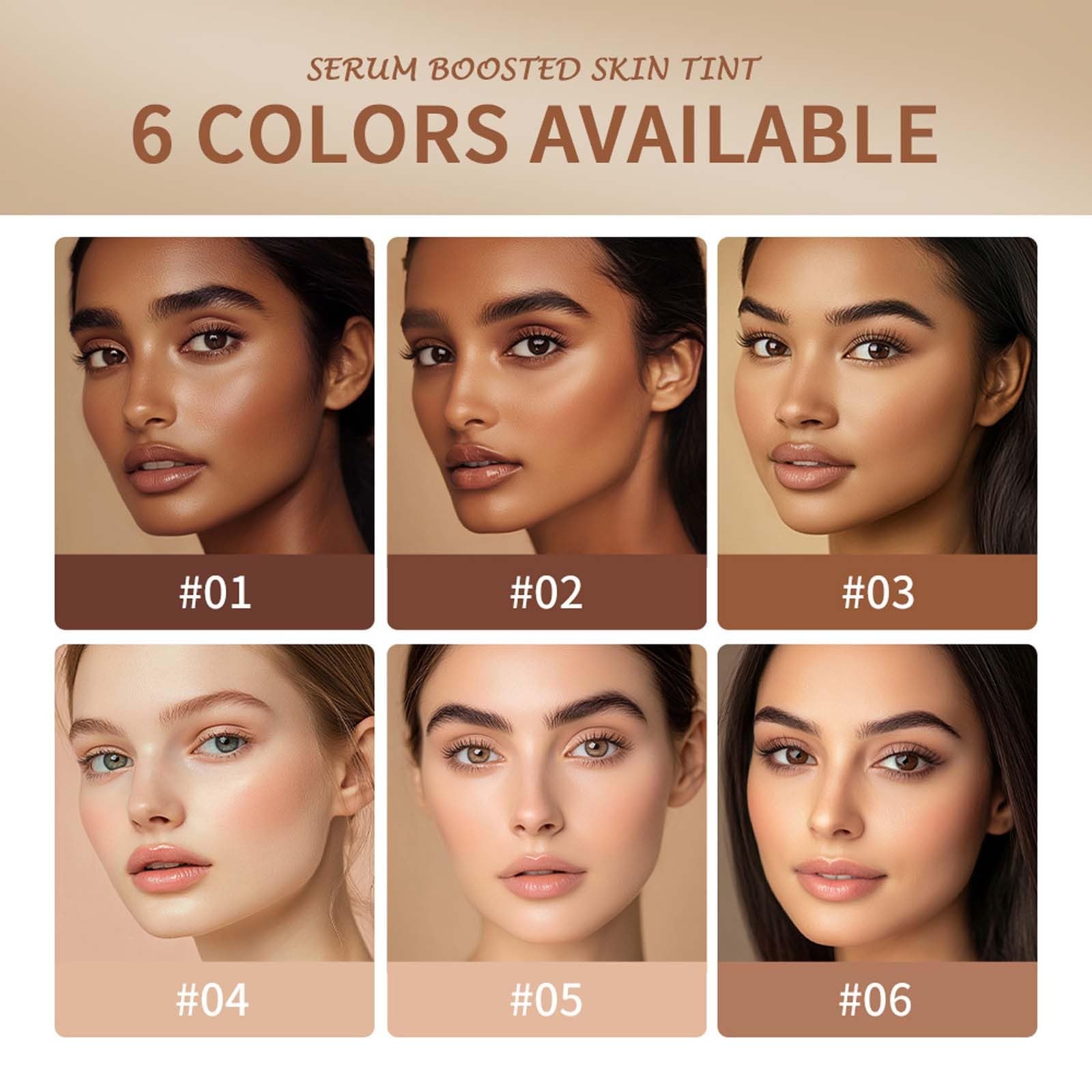 Skin Tint & Contour Stick – Hydrating Serum-Infused Tint with Buildable Coverage