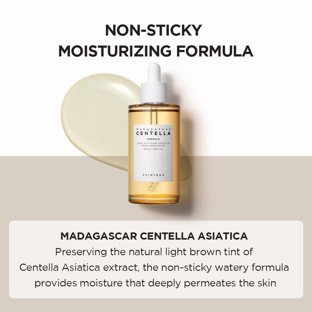 SKIN1004 Madagascar Centella Ampoule + Light Cleansing Oil Bundle – Calming Hydration