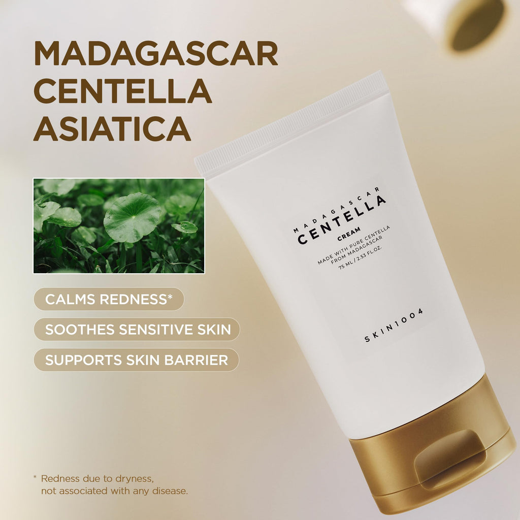 SKIN1004 Madagascar Centella Cream – Daily Moisturizer with Centella Asiatica, 75ml