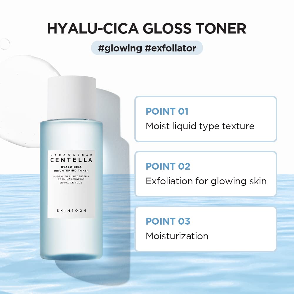 SKIN1004 Hyalu-CICA Brightening Toner 210ml | Hydrating & Calming