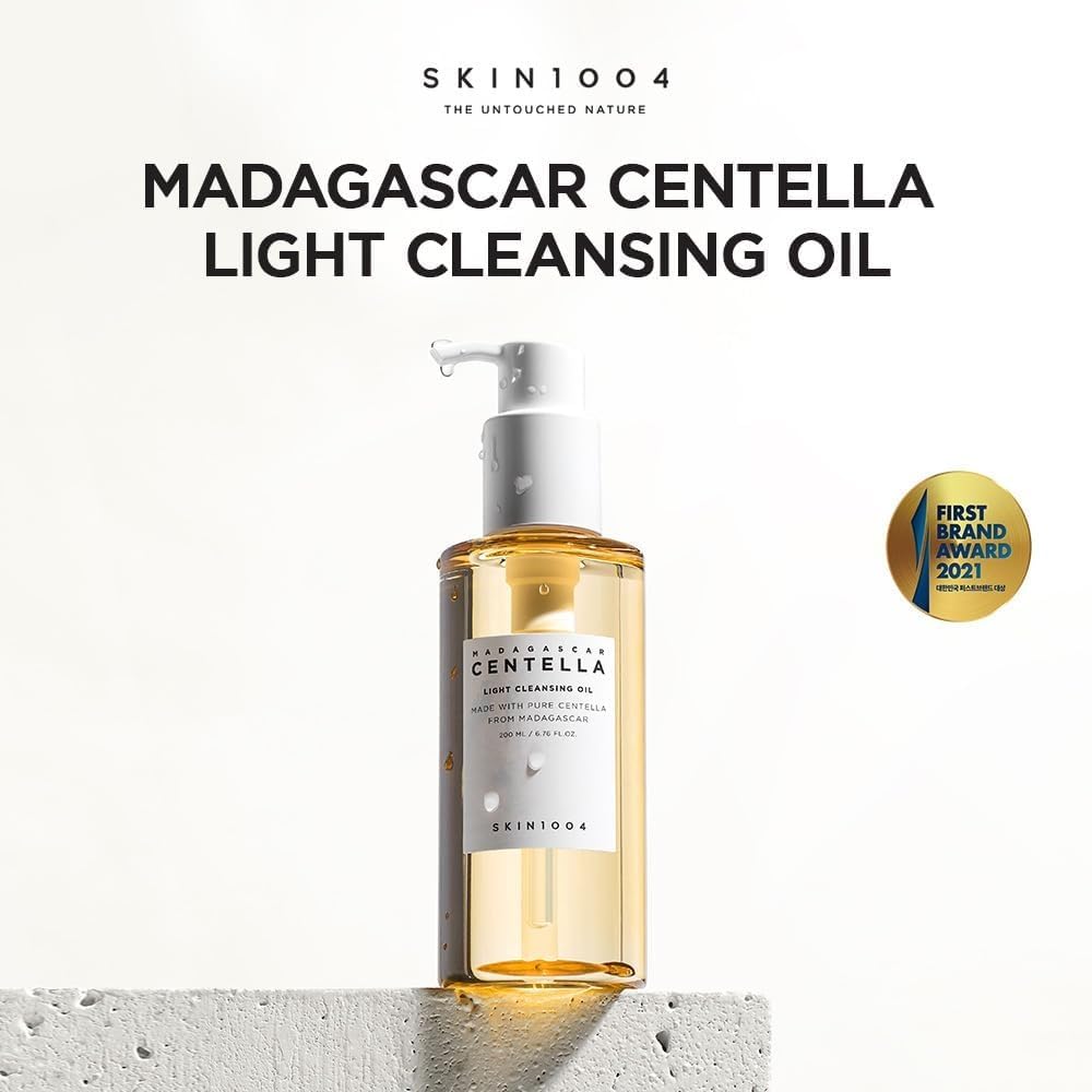 SKIN1004 Madagascar Centella Ampoule + Light Cleansing Oil Bundle – Calming Hydration