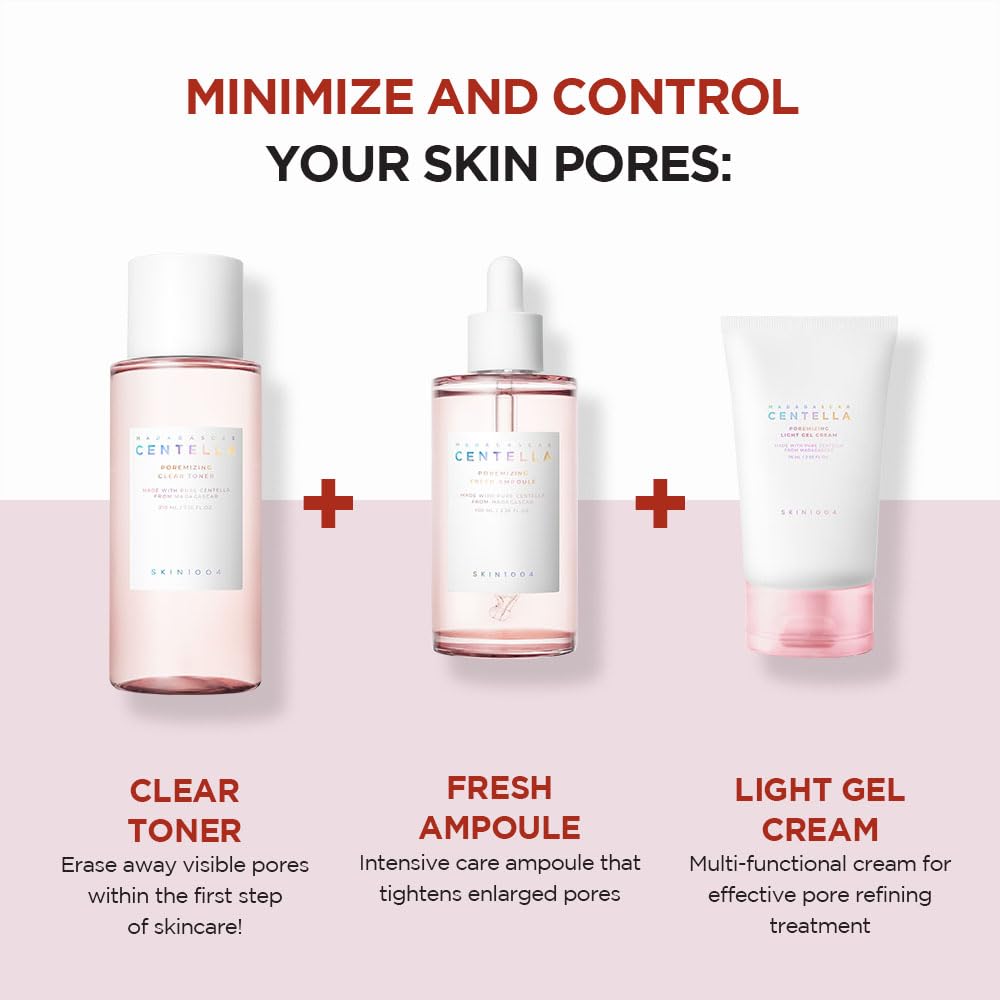 SKIN1004 Madagascar Centella Poremizing Light Gel Cream – Pore Tightening, Hydration & Soothing (75ml)