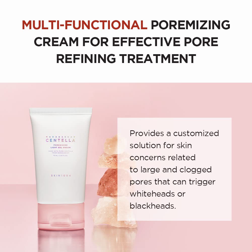 SKIN1004 Madagascar Centella Poremizing Light Gel Cream – Pore Tightening, Hydration & Soothing (75ml)
