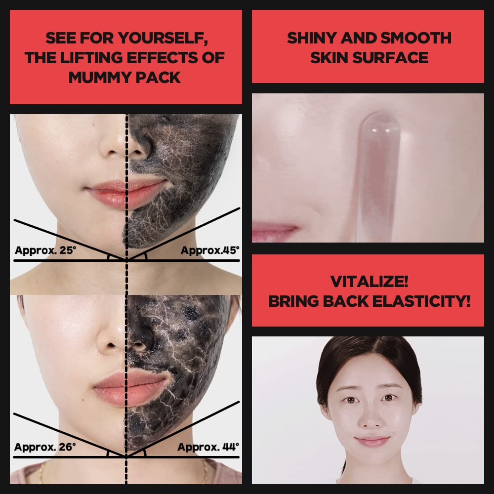 SKIN1004 Mummy Pack – Anti-Age Sheet Mask, 2 Boxes (8 Sheets) – Nourishing, Lifting, Hydrating