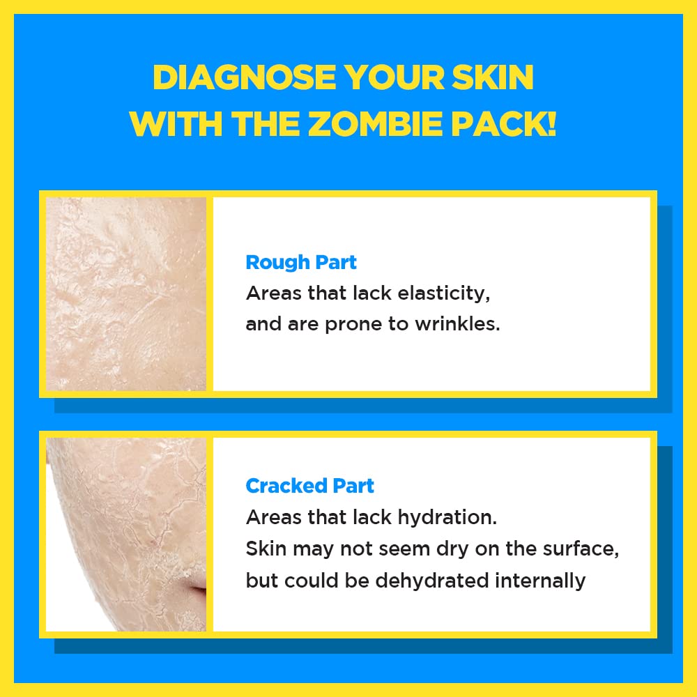 SKIN1004 Zombie Pack 1 Box – Hydrating 8-in-1 Facial Treatment Mask