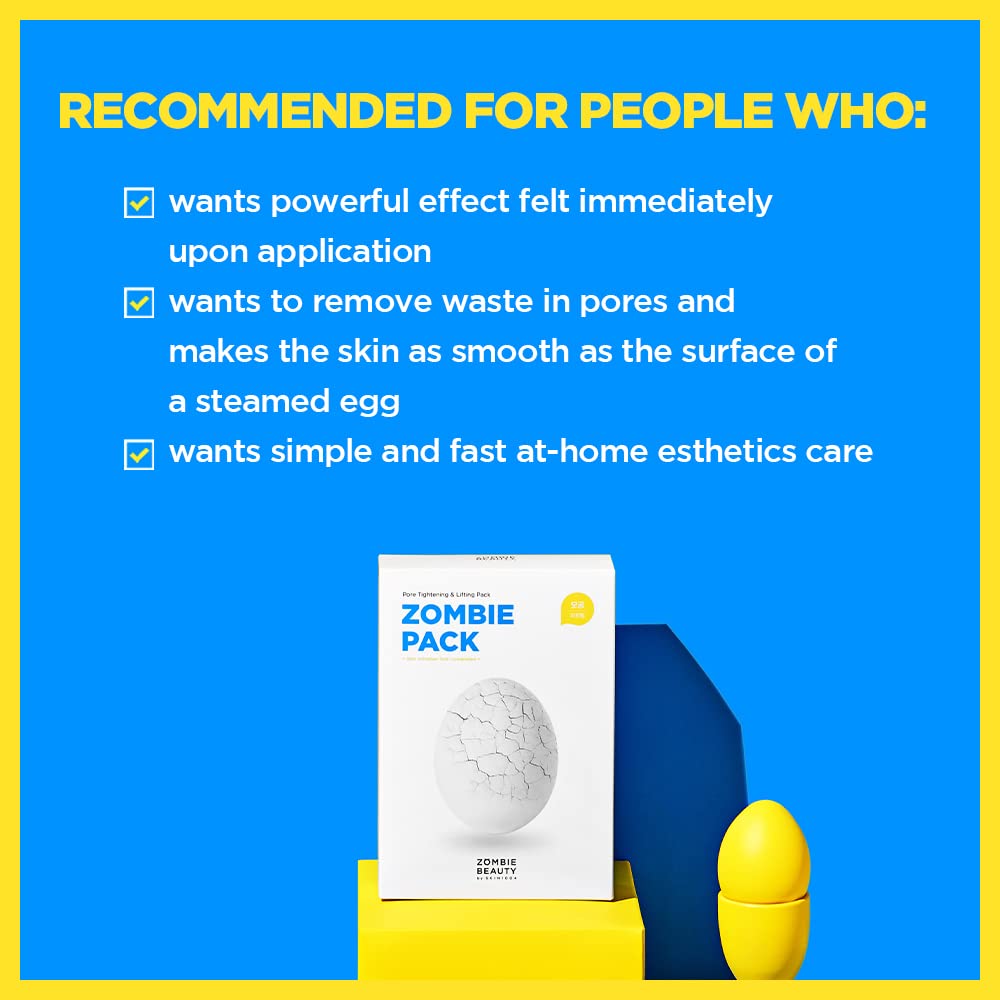 SKIN1004 Zombie Pack 1 Box – Hydrating 8-in-1 Facial Treatment Mask