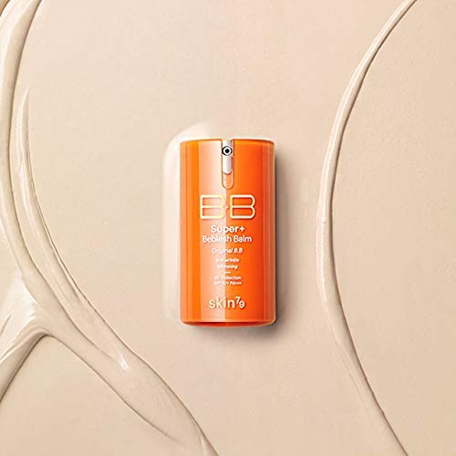 [SKIN79] Super Plus Beblesh Balm Orange BB Cream #21 Yellow Beige – Triple Function, Vitamin Complex, 1.35 fl oz