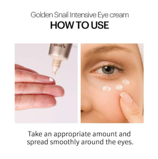 SKIN79 Golden Snail Intensive Eye Cream – Concentrated Moisture Booster, Made in Korea