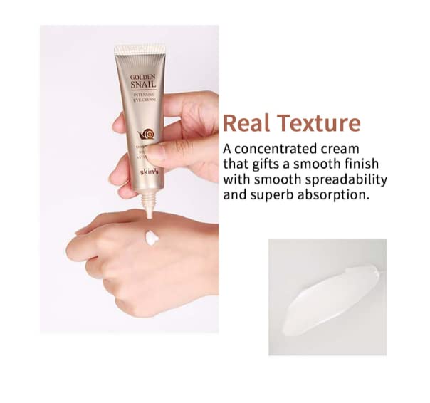 SKIN79 Golden Snail Intensive Eye Cream – Concentrated Moisture Booster, Made in Korea