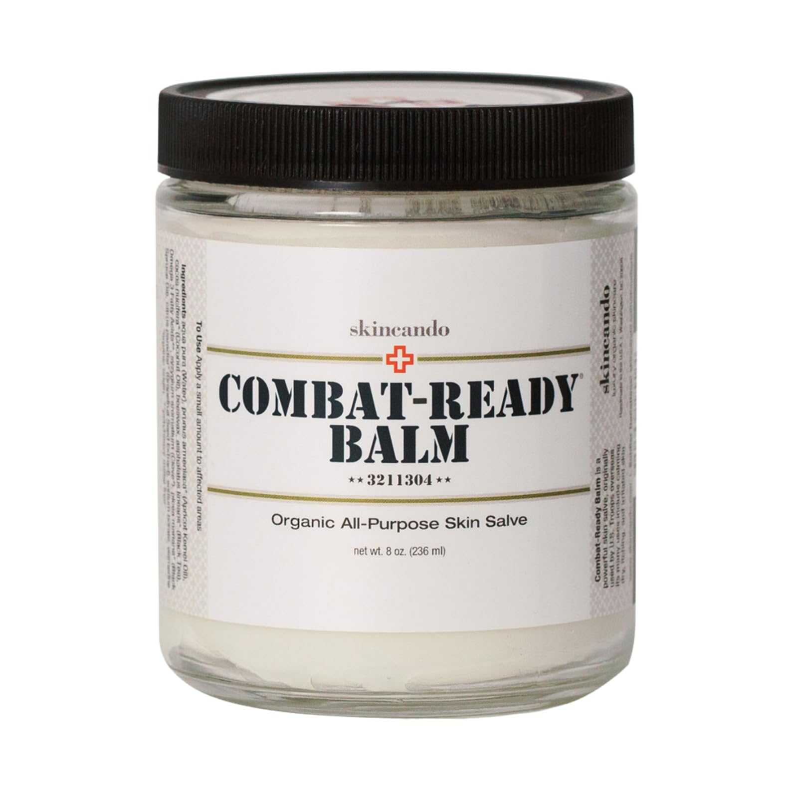 Skincando Combat Ready Skin Balm 8oz – All-Natural Intensive Moisturizer