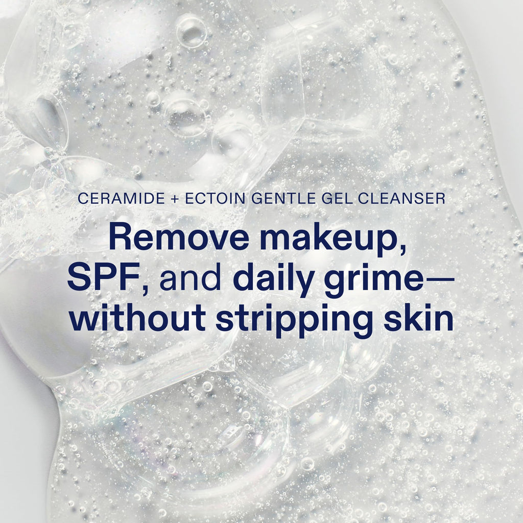 Skinfix Balancing Cleanse + Moisturize Set – Hyaluronic Acid, Mini Ceramide + Ectoin Gentle Gel Cleanser & Barrier Balancing Water Cream – Vegan