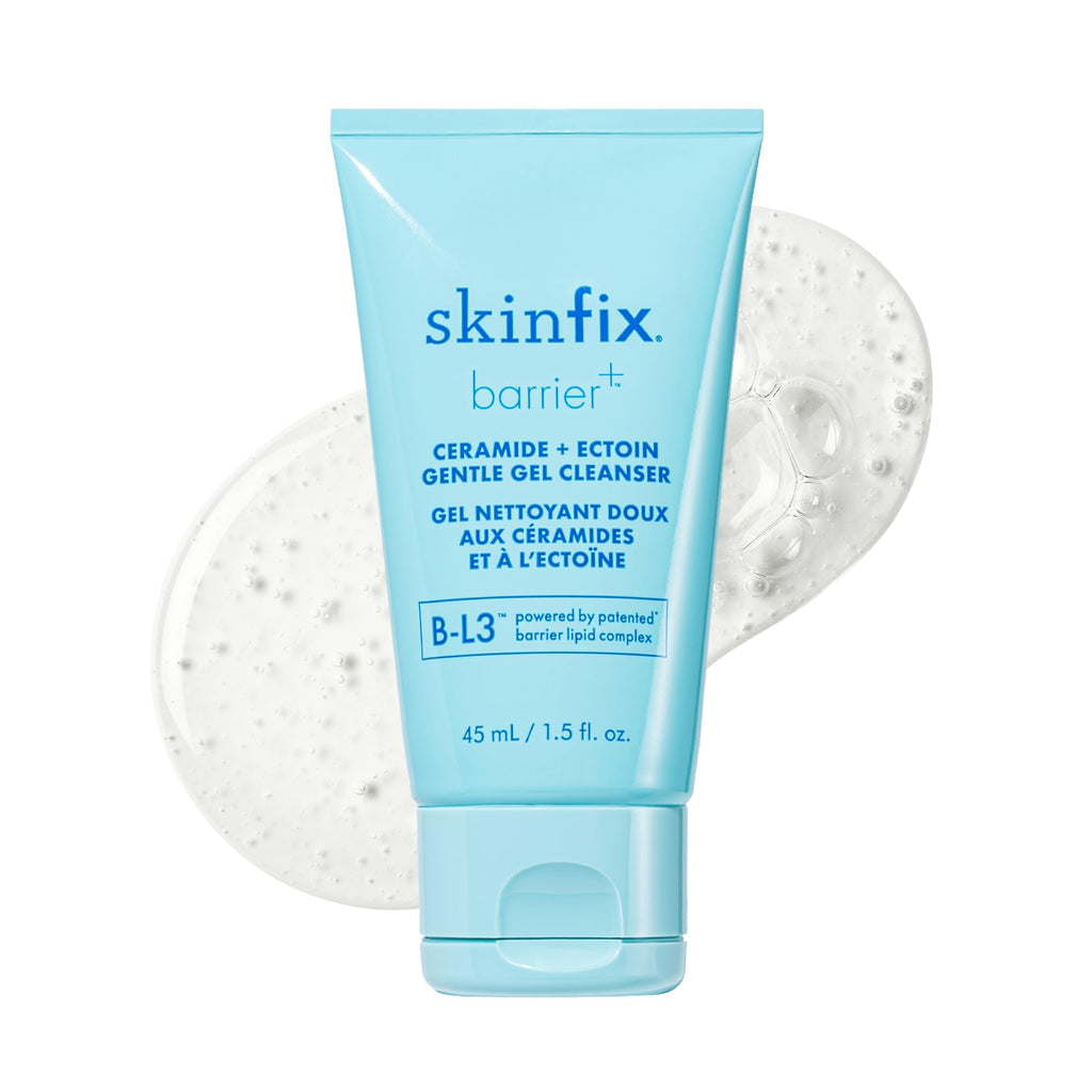 Skinfix Ceramide + Ectoin Gentle Gel Cleanser Mini – Removes Makeup & SPF, Hydrates Skin | Vegan & Cruelty-Free