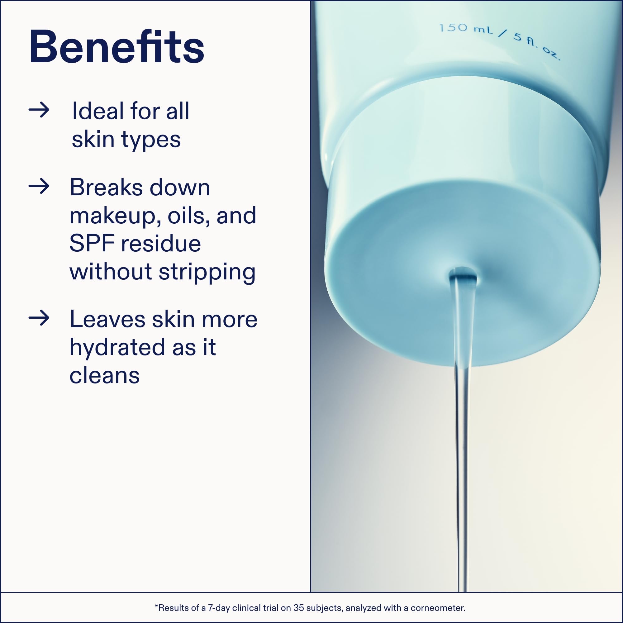 Skinfix Balancing Cleanse + Moisturize Set – Hyaluronic Acid, Mini Ceramide + Ectoin Gentle Gel Cleanser & Barrier Balancing Water Cream – Vegan