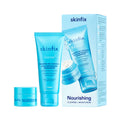 Skinfix Nourishing Cleanse + Moisturize Set with Hyaluronic Acid — Mini Foaming Oil Cleanser + Cream | Vegan & Cruelty-Free