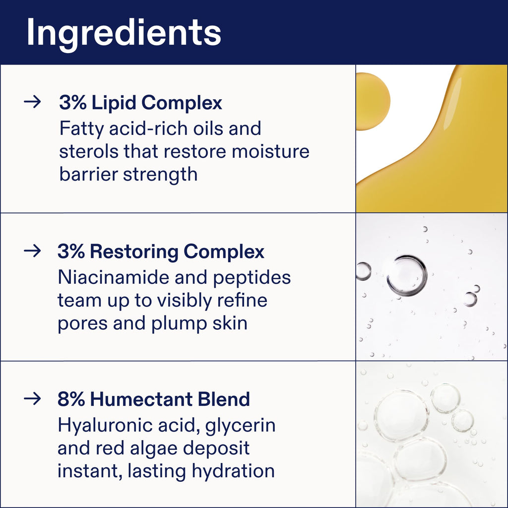 Skinfix Skin Barrier Restoring Gel Cream – 1.7 oz Refill, Fragrance-Free, Non-Greasy