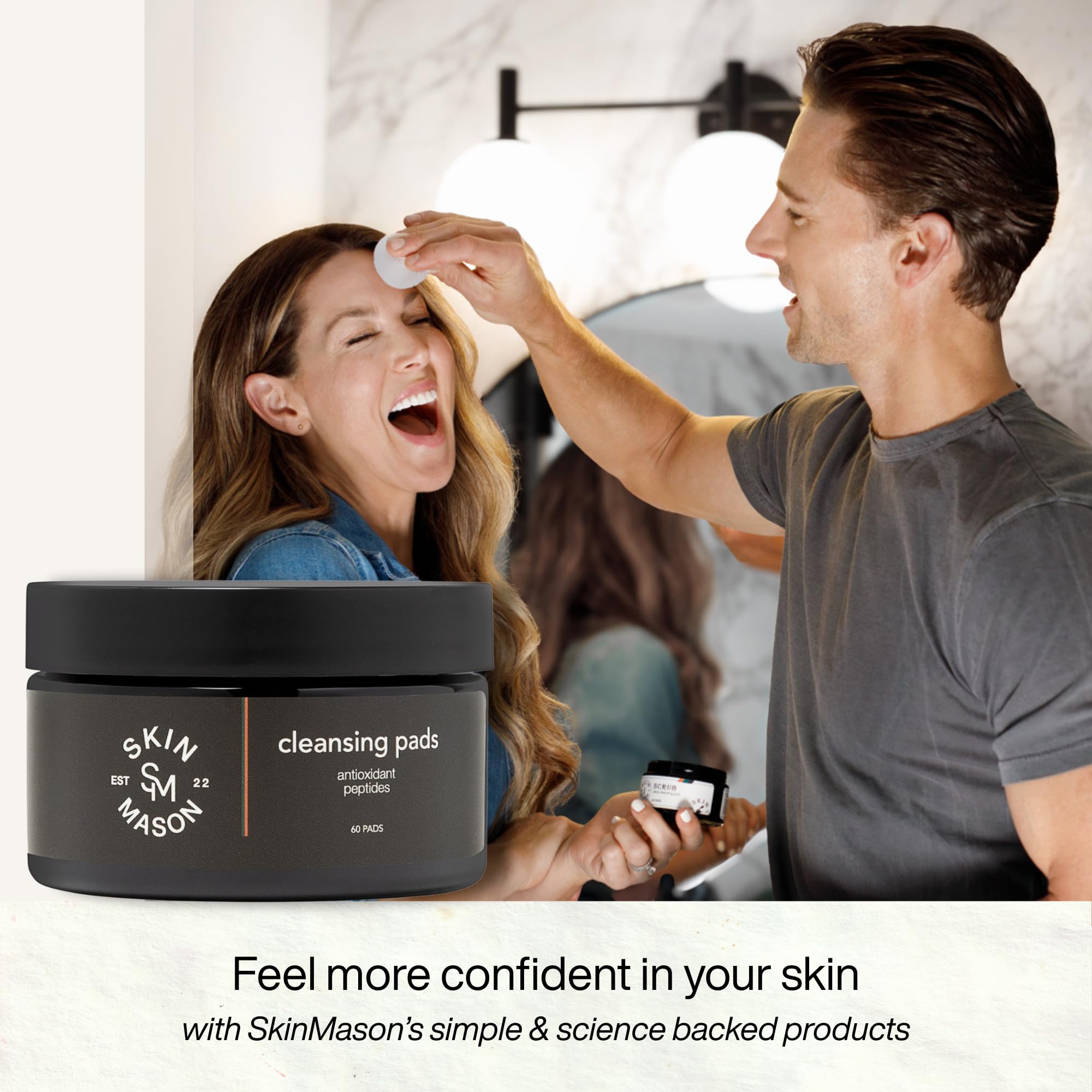 SkinMason Daily Exfoliating Pads – Cleansing, Hydration & MasonPeptide1