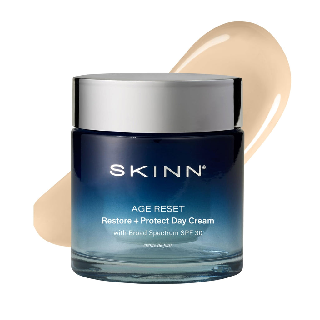 SKINN Age Reset Day Cream SPF 30 — Mineral Sunscreen with Vitamin C + Peptides