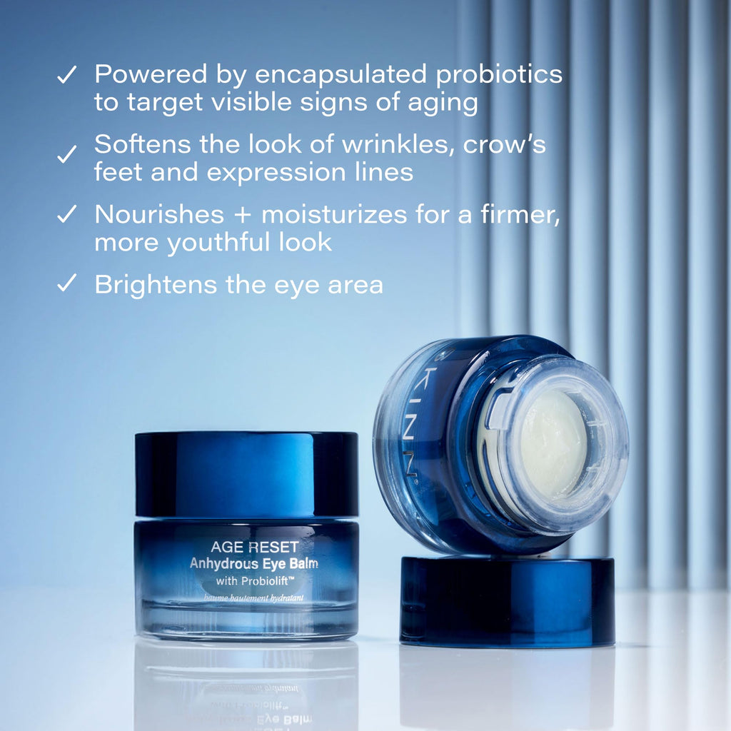 SKINN Age Reset Anhydrous Eye Balm with Probiolift – Overnight Firming Eye Moisturizer