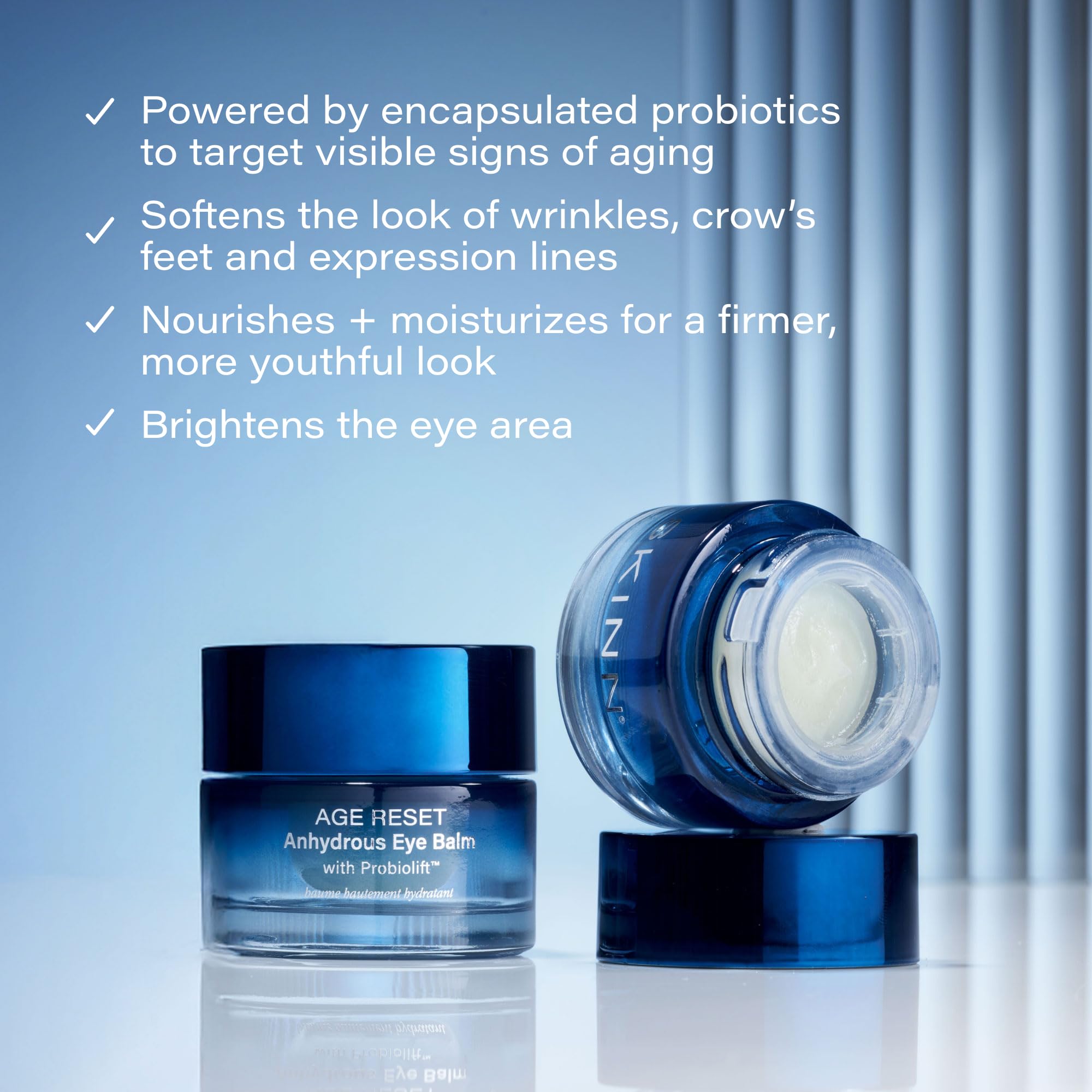 SKINN Age Reset Anhydrous Eye Balm with Probiolift – Overnight Firming Eye Moisturizer