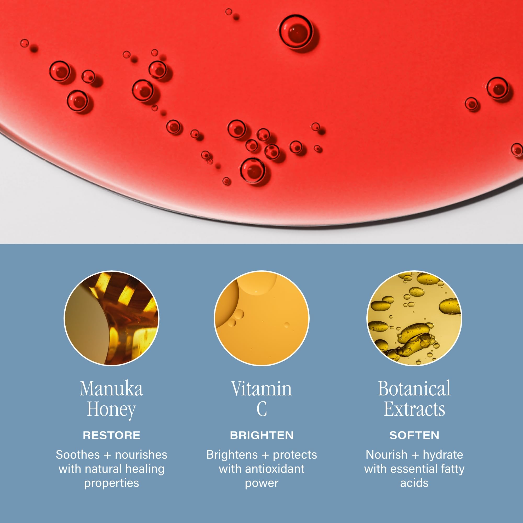 SKINN Luminous Crimson Lip Oil — Hydrating Vitamin C & Manuka Honey