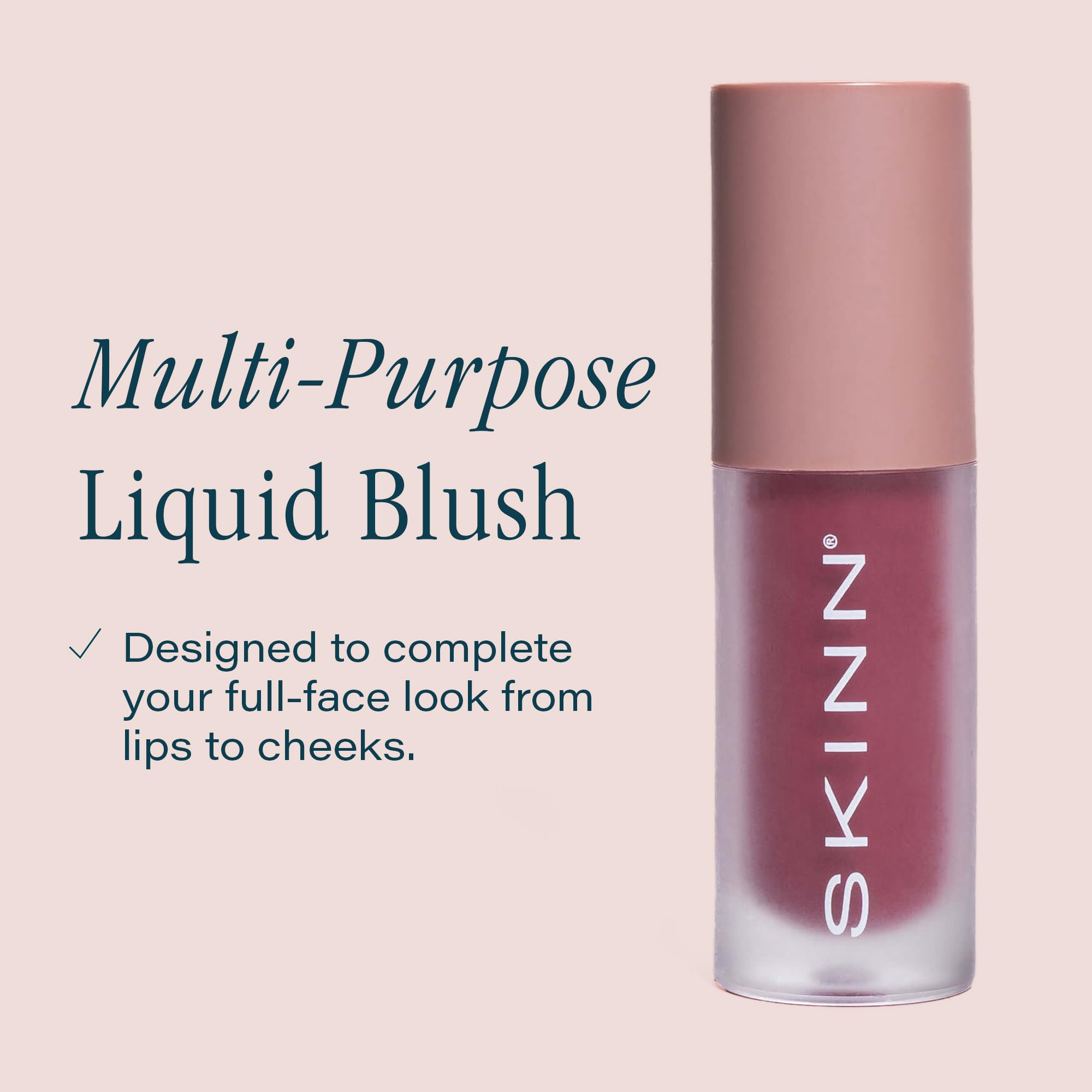 SKINN Treatment Liquid Blush – Berry | Hydrating, Long-Lasting Color for Cheeks & Lips
