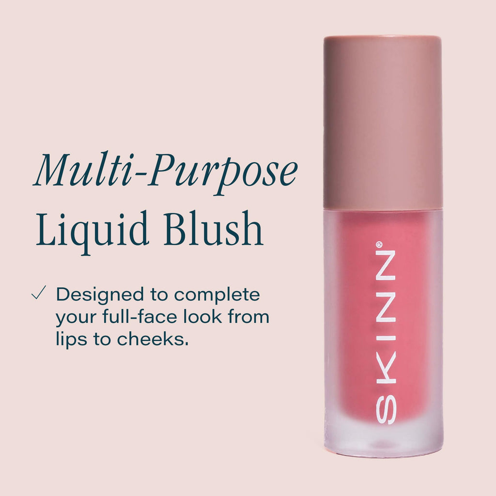 SKINN Treatment Liquid Blush – Pink | Hydrating, Buildable Color, Skincare-Infused
