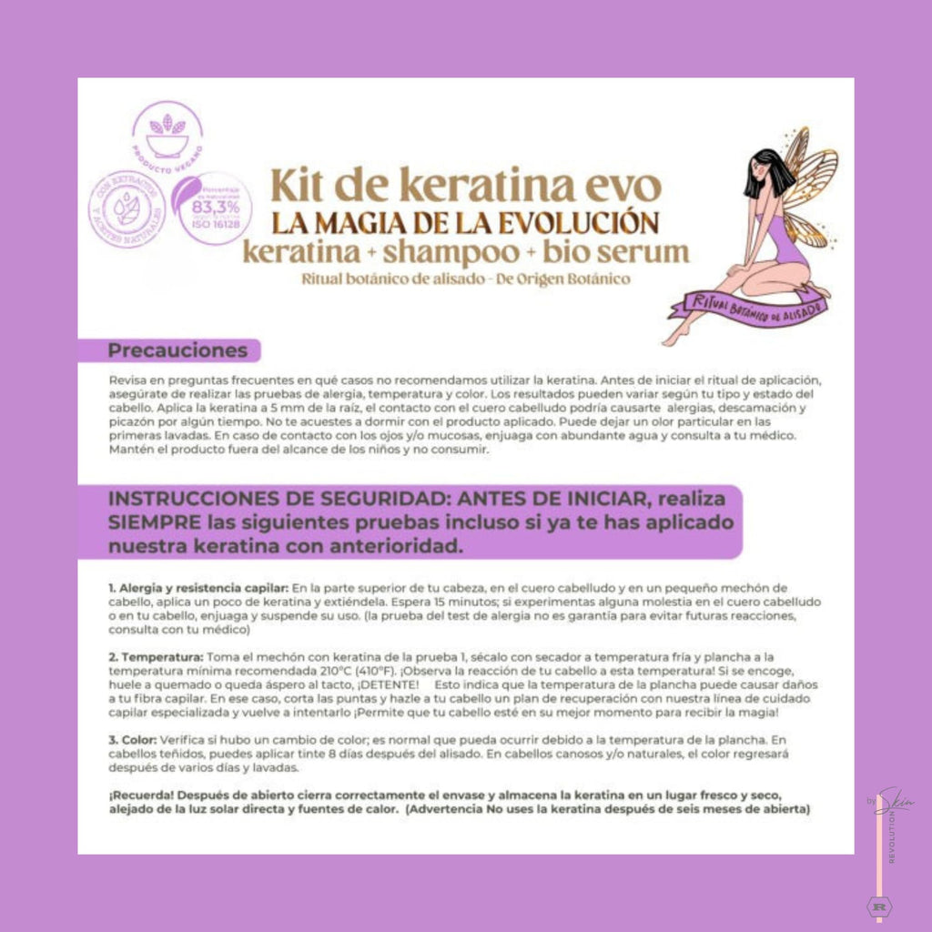 Skin Revolution Ritual Botánico Keratina Orgánica – Organic Keratin Hair Treatment (1 Liter)