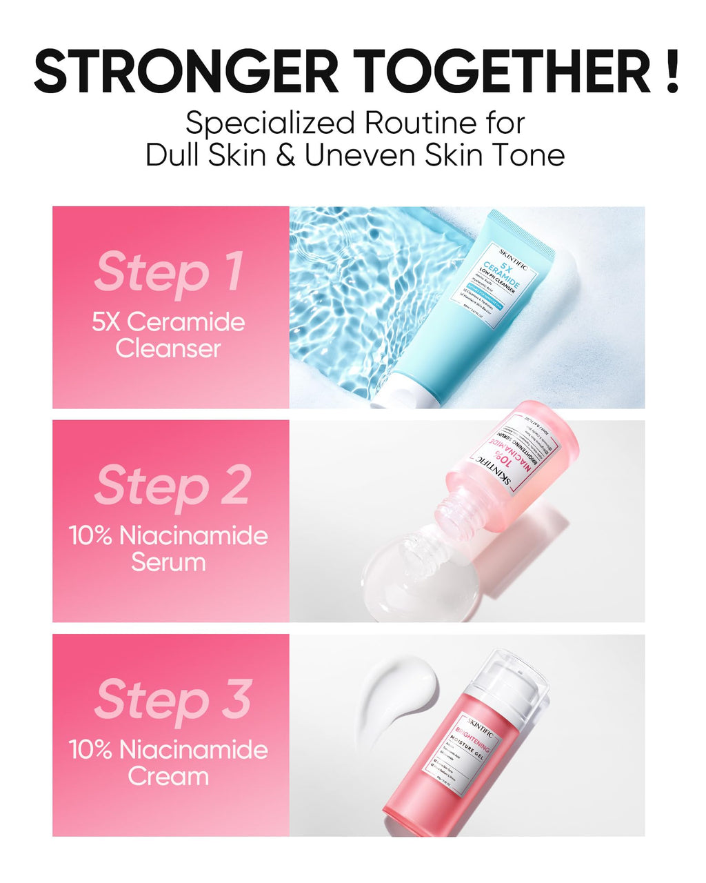 SKINTIFIC MSH Niacinamide Brightening Cream – Fades Dark Spots & Evens Skin Tone