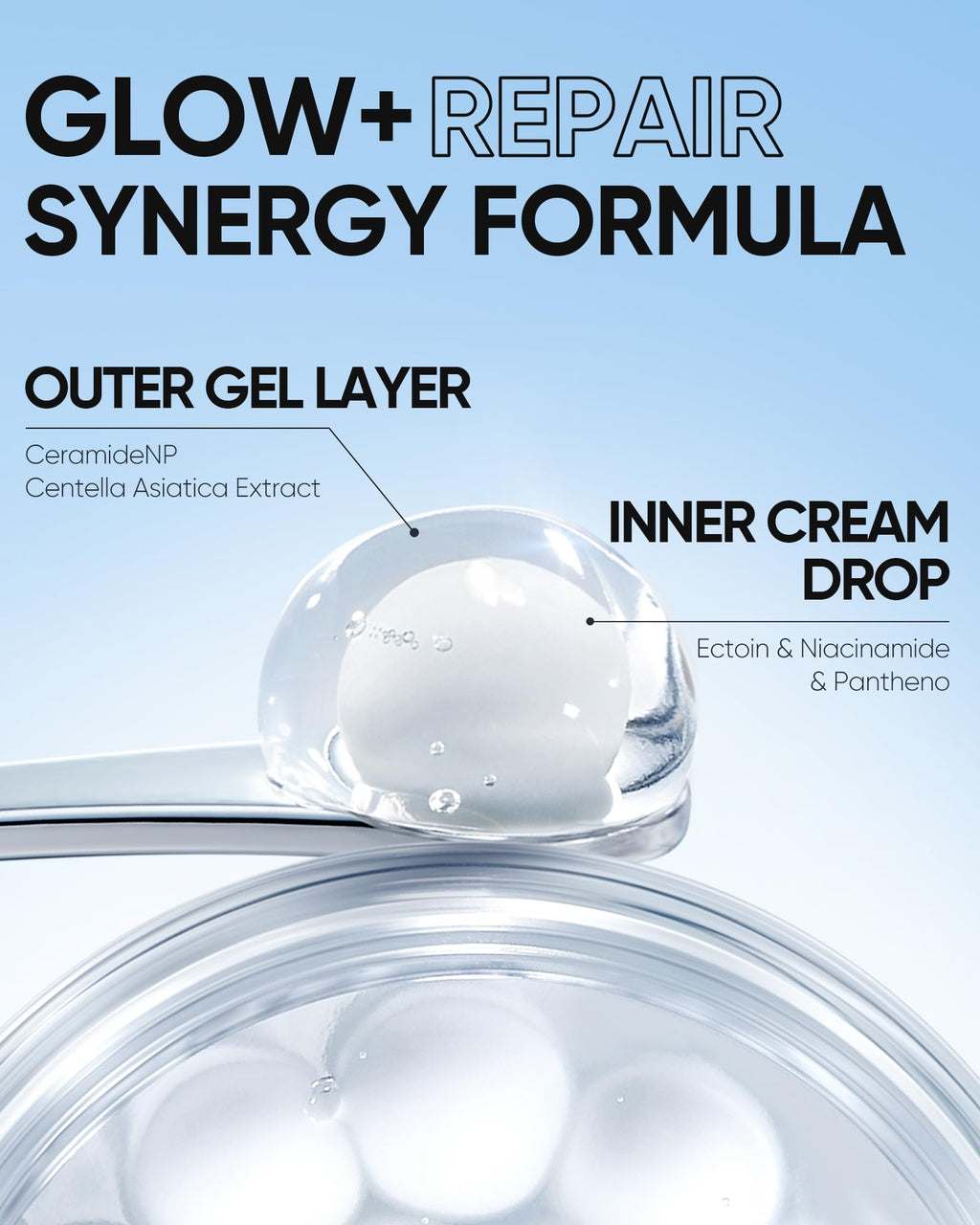 SKINTIFIC Truffle Biome Skin Cream Gel Moisturizer – Two-Layer Gel & Bubble Hydration with White Truffle