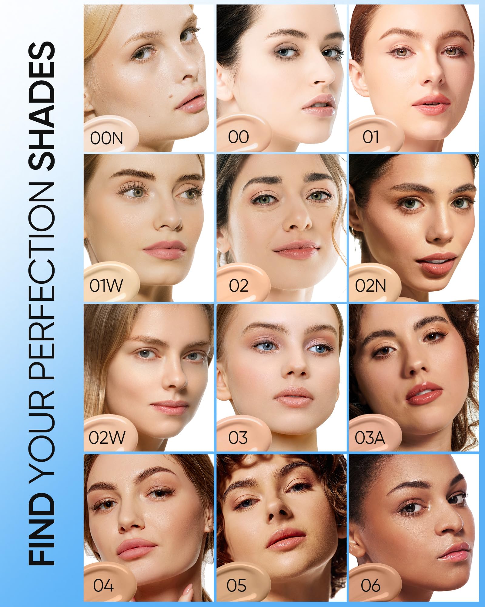 SKINTIFIC Velvet Matte Cushion Foundation Beige 04 (Blue) | Full Coverage, 12H Oil Control, Waterproof