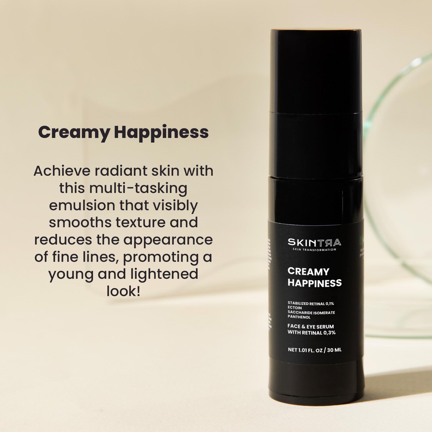 SkinTra Creamy Happiness: Advanced Retinal Emulsion 0.1% Encapsulated – 30 ml