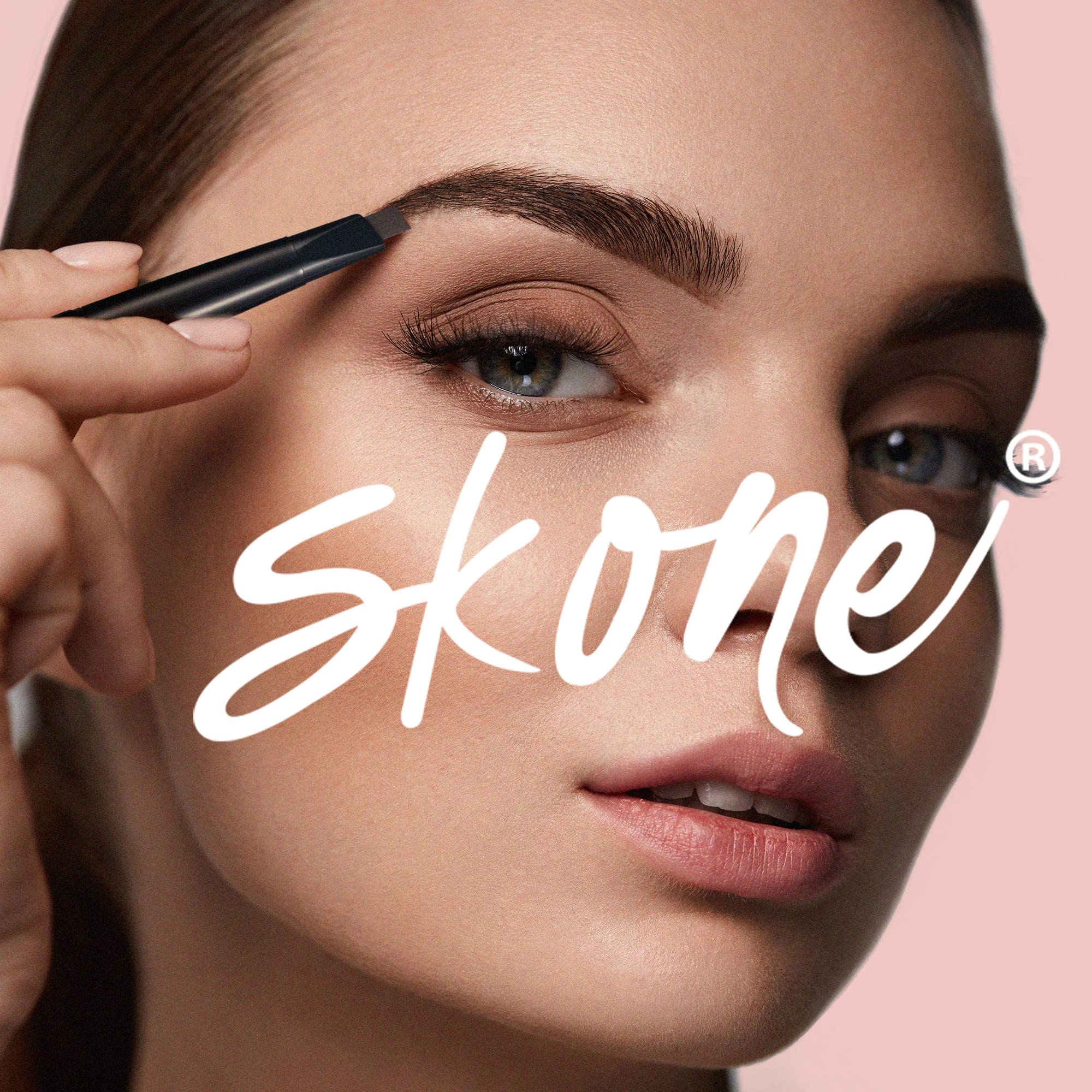 Skone The Original Brow Wand – Dual-Sided Waterproof Brow Pencil (Chocolate)