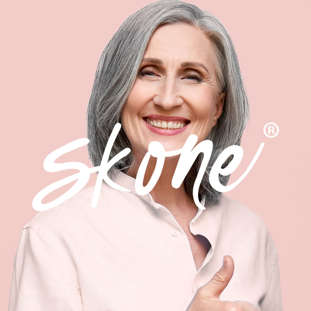 Skone Brow Wand Pencil with Brush – Creamy Chai for Gray Hair, Waterproof