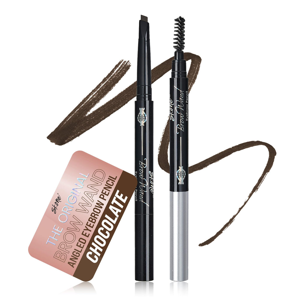 Skone The Original Brow Wand – Dual-Sided Waterproof Brow Pencil (Chocolate)