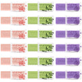 Skourvut Bulk Bar Soap 60-Pack – Travel Mini Bars (0.5 oz) Olive Oil, Rose & Lavender