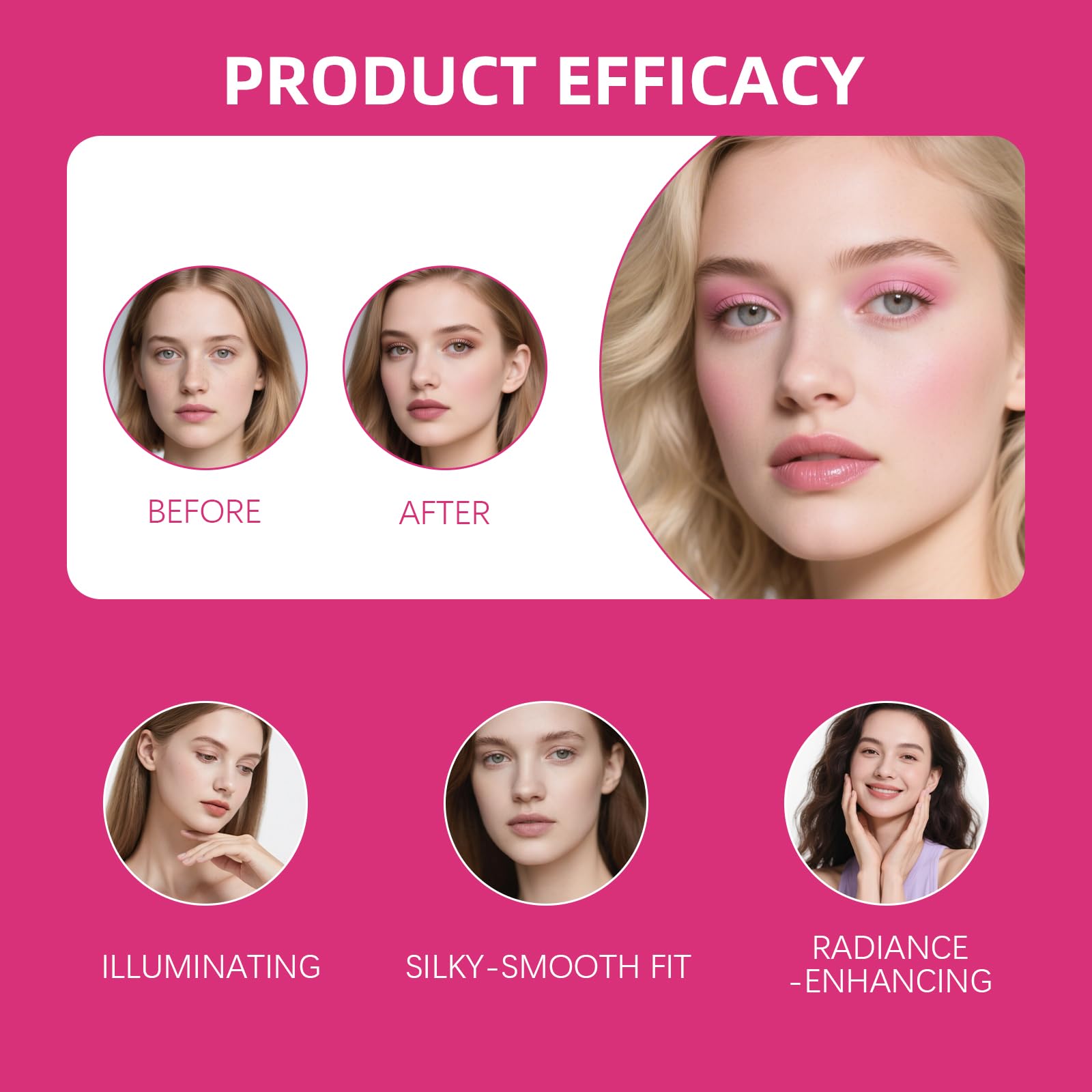 SKROSS Highlighting Eye & Cheek Palette – Glow Wardrobe Palette for Eyes, Cheeks & Glow