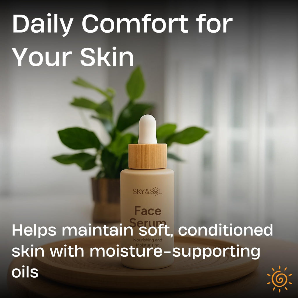 Sky & Sol Ancestral Anti-Aging Tallow Serum – Grass-Fed Tallow, Squalane & Marula Oil – Hydrating Face Serum 50ml